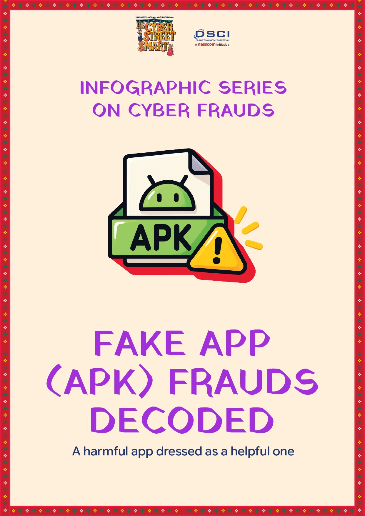 Infographic on Fake App (APK) Frauds