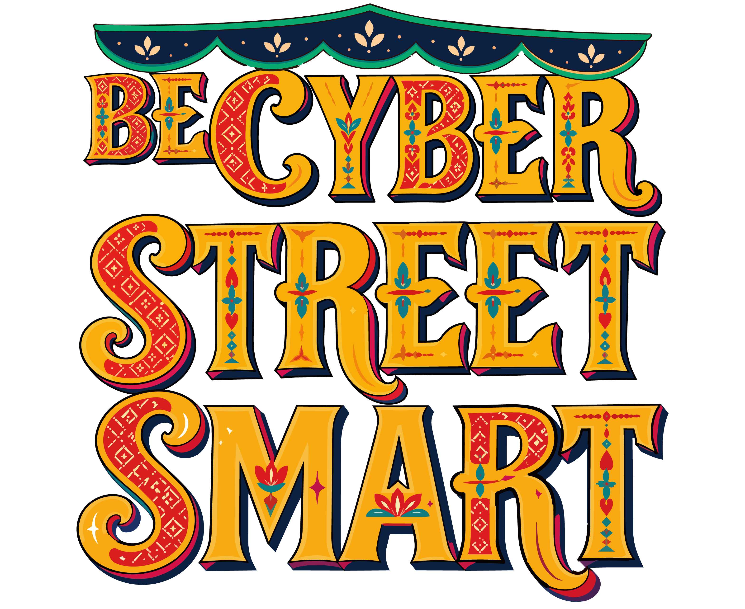Be Cyber Street Smart campaign theme artwork