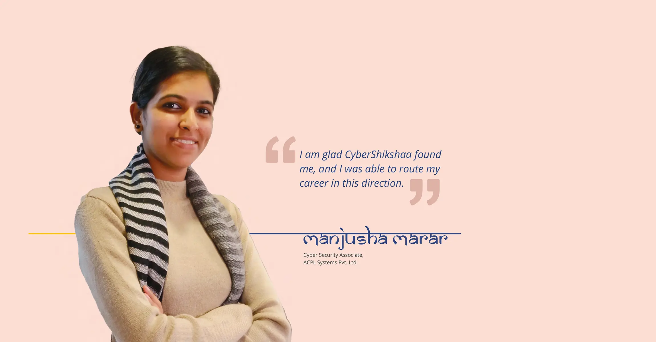Manjusha Marar - Success Story | CyberShikshaa