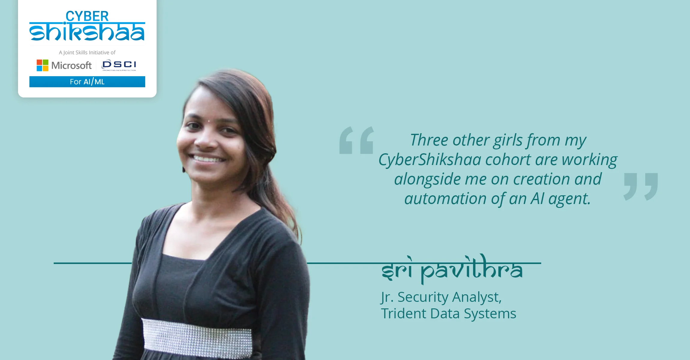 Sri Pavithra - Success Story | CyberShikshaa