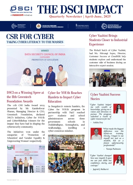 The DSCI Impact – Q1 Newsletter (April-June 2025)